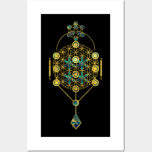 Decorative Sacred Geometry symbol Posters and Art